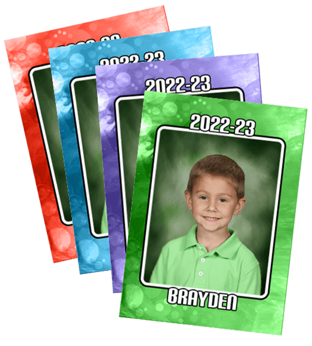 4 - 2x3 Color Magnets, includes name and year